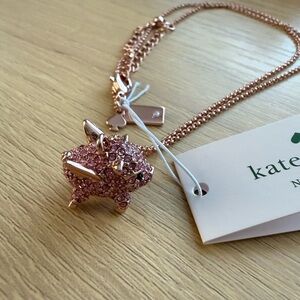 Kate Spade Imagination Flying Pig Necklace